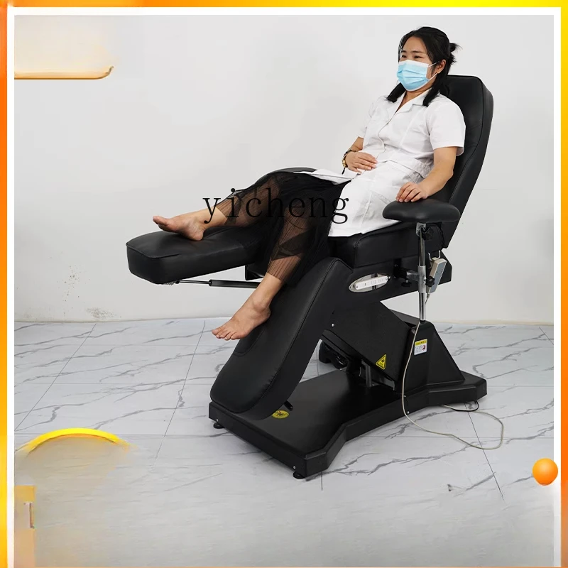 YFY  professional bed pattern embroidery bed electric lifting massage beauty multi-function bed