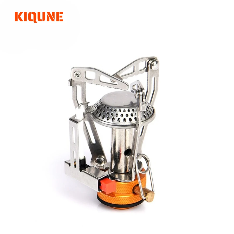 

Kiqune Camping cookware Gas Stove Heater Tourist Burner Foldable Outdoor Picnic Kitchen Equipment Supplies Survival Furnace