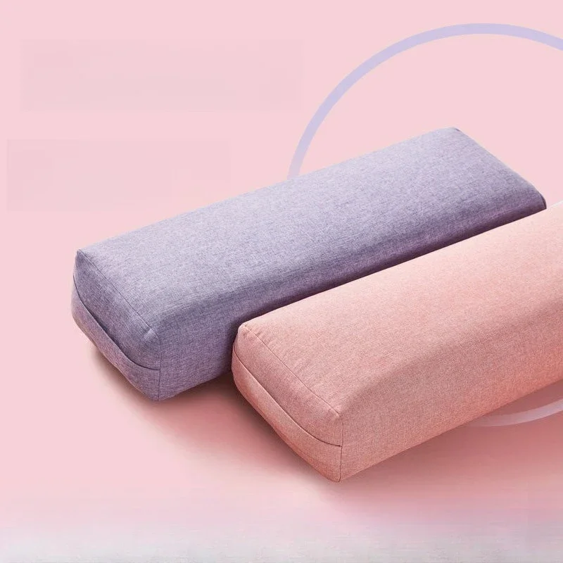 Imitation Cotton and Linen Yoga Pillow Soft Fast Rebound Breathable Pillows Yoga Stretching Auxiliary Tools Supplies Equipment