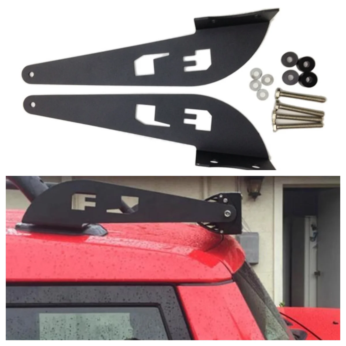 Off Road Roof LED Bracket F J style  52inch LED Light Bar Straight LED  light bar  Bracket J090