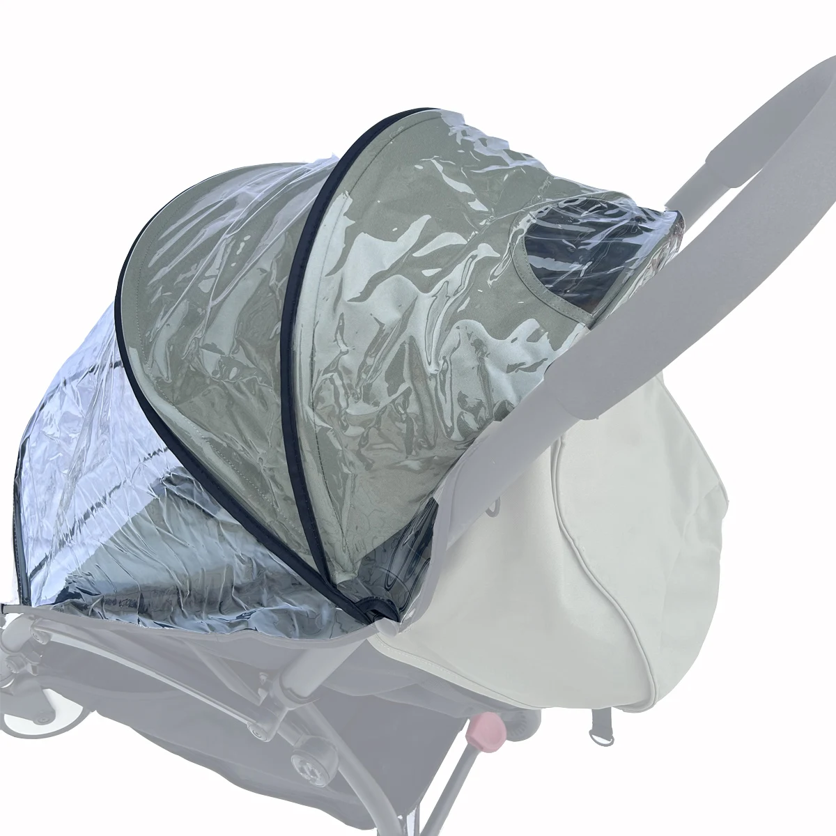COLU KID ® Kinderwagen-Zubehör, Regenschutz, wasserdichte EVA-Abdeckung, kompatibel mit Yoyo Yoyo2 Yoya Kinderwagen – Detail 9