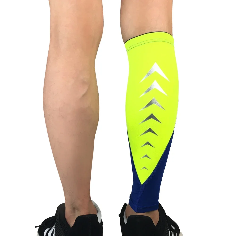 1 Stuks Sport Compressie Kuitmouwen Been Compressie Sok Lopers Shin Spalk Spatain Kuit Pijn Verlichting Kalf Beschermers Hardlopen