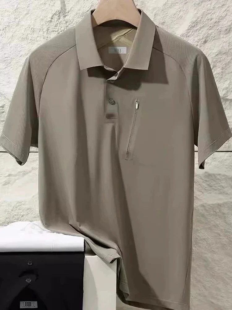 

Coolmax Qui Dry Dync Tailoring Sl Taped irt Men's Sport Casual ort Sve Summer Faion Urban Youth