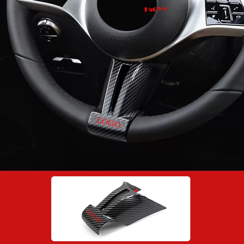 For Mercedes Benz A GLA GLB GLC Class W177 X247 H247 X254 Steering Wheel Frame Lower Trim Cover Decorative Frame