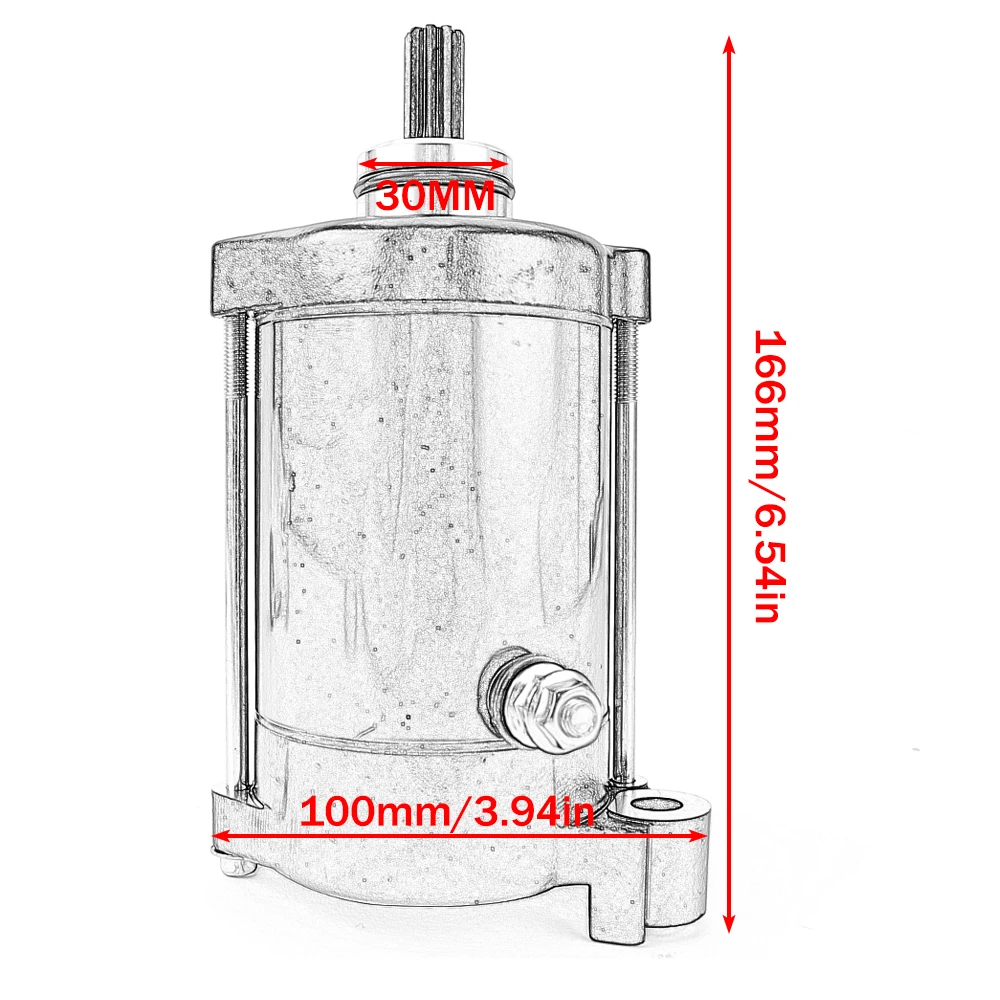 Starter Motor For Yamaha XL700 XL760 FX700 GP760 WB700 WR650 WRA700 WRB650 WRB700 WVT700 Wave Runner Wave Venture Blaster Raider