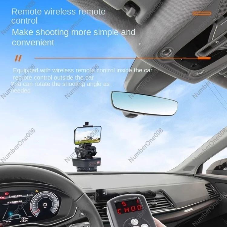 Anti-shake Mobile Phone Car Professional Shooting Bracket Electric Gimbal Stabilizer Magnetic Car Suction Cup Bracket