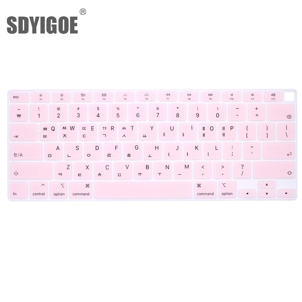 

Korea US Layout Silicon For Macbook Air 13 2020 Touch ID A2179 Keyboard Cover For Macbook Air13 M1 A2337 keyboard Skin Protector