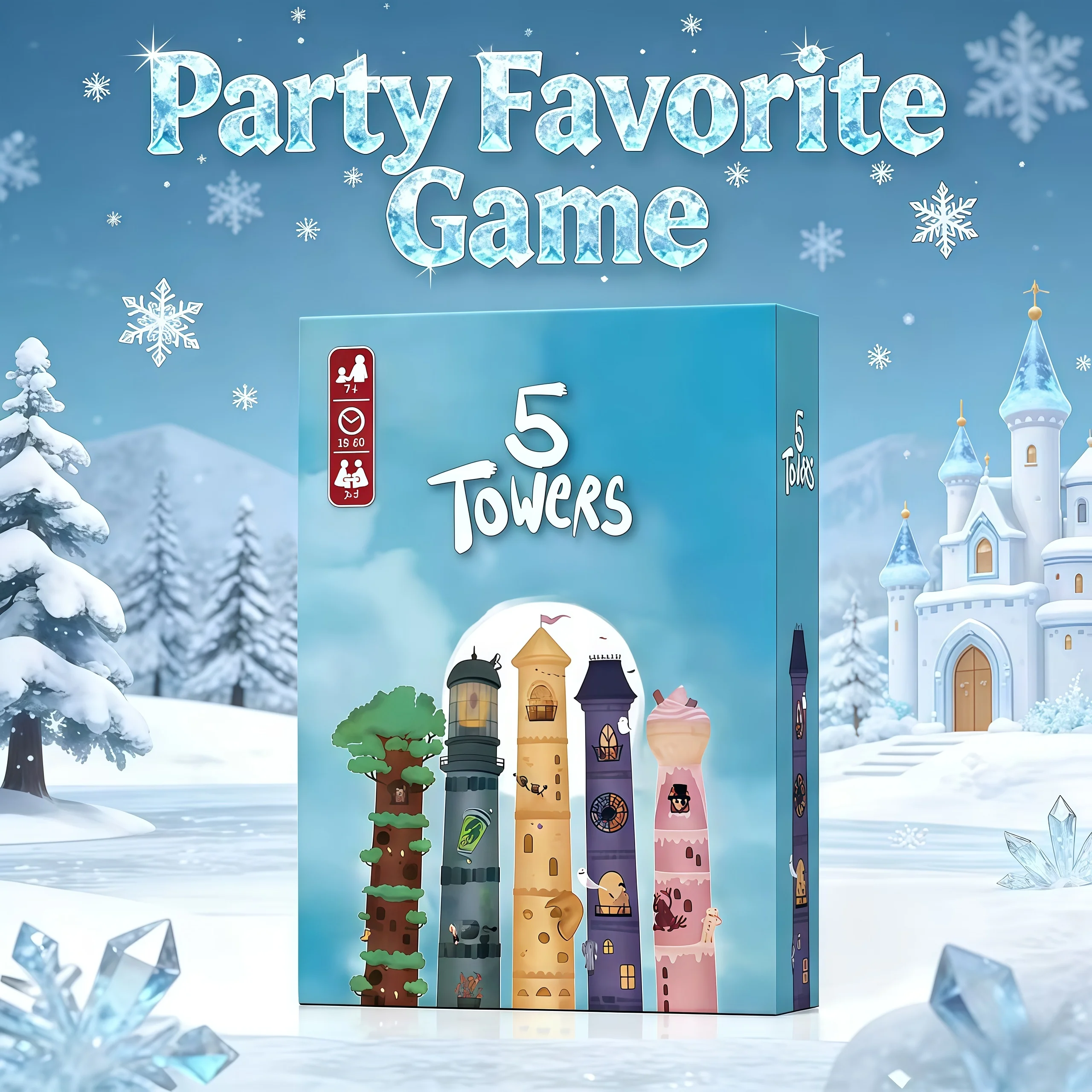 2026 Heißverkaufte 5-Tor-Spielstrategie-Karte, passend zum Spaß, geeignet für Freunde, Paare und Familie, ein perfektes Spiel für alle Altersgruppen