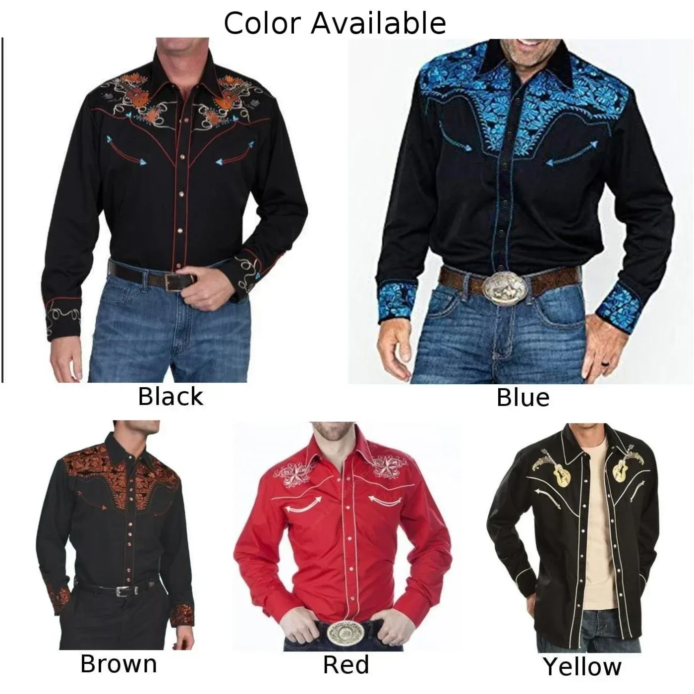 Men\'s Vintage Western Long Sleeve Shirts Button Down Casual Tops Tribal Ethnic Print Blouse for Stylish Look