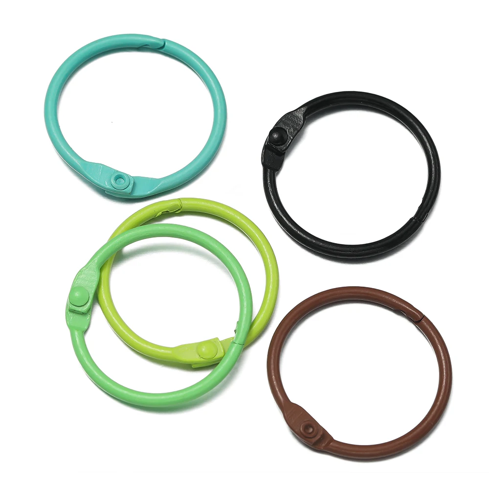 5/10 Stück 30mm Bunte Schlüsselanhänger-Ringe für Schlüsselketten, Schmuckherstellung, Zubehör, Großhandel – Detail 5