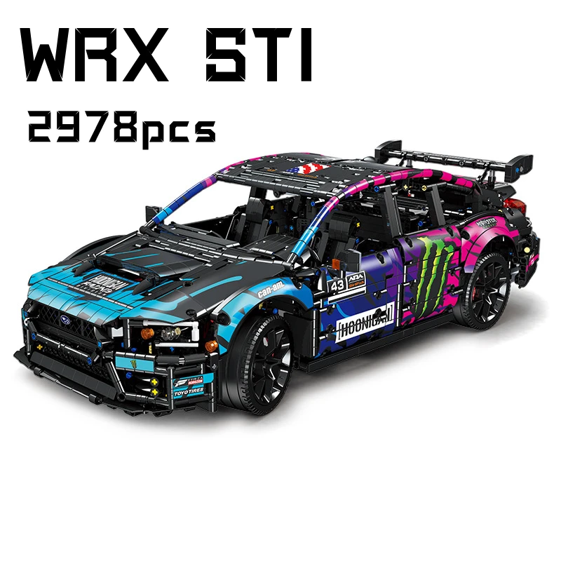 IN STOCK MOC 79953 Subaruu WRX STI Super Sport Car Technology Compatible With High-tech Building Assemble Blocks Bricks Toys