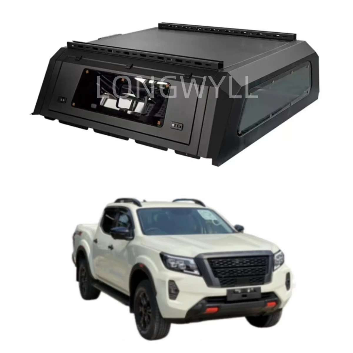 

Aluminum Heavy-Duty SmartCap Tonneau Cover for NAVARA NP300 Pickup Truck Waterproof Anti-Rust Canopy Hardtop Topper