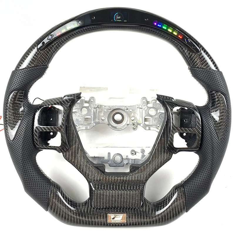 Custom Made F1 Carbon Fiber Sports Steering Wheel Suitable for Lexus Accessories IS LS NX GX RCF ES200 RX300 RX CT200 IS250