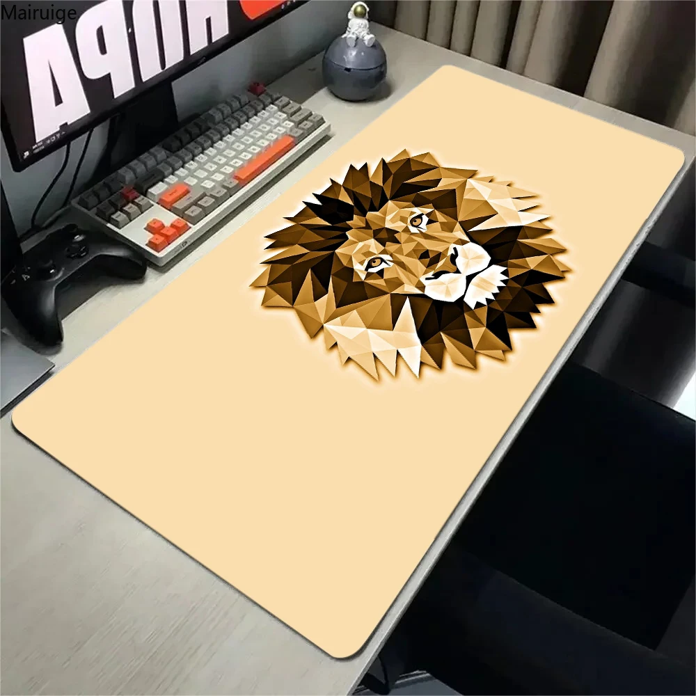 Cartoon lion pattern Mouse Pad Mousead Anti-wrinkle Non Slip Rubber Extended Desk Mat Laptop Gamer Cabinet HD Keyboard Rug XXL
