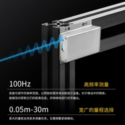 Laser radar ranging sensor ToF obstacle avoidance and height determination industrial detection RS232/485 alarm rangefinder