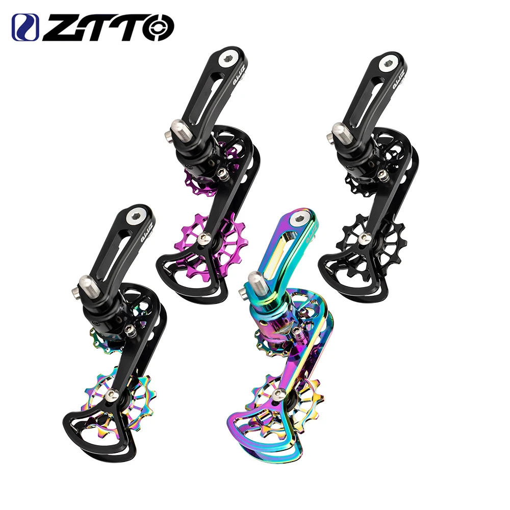 ZTTO Fahrrad-Single-Speed-Kupplungs-Schaltwerk-Kettenspanner MTB Verstellbarer Breit-Narrow-Riemenscheiben-Schaltrollen-Spanner Kurzkäfig – Detail 2