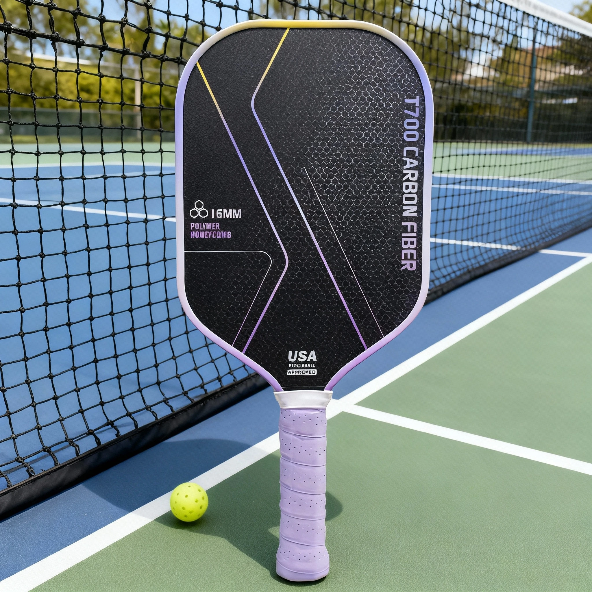 

Pickleball Racket Complete Set JOOLA Carbon Fiber T700 Textured Matte Pickleball Racket Children's Racket