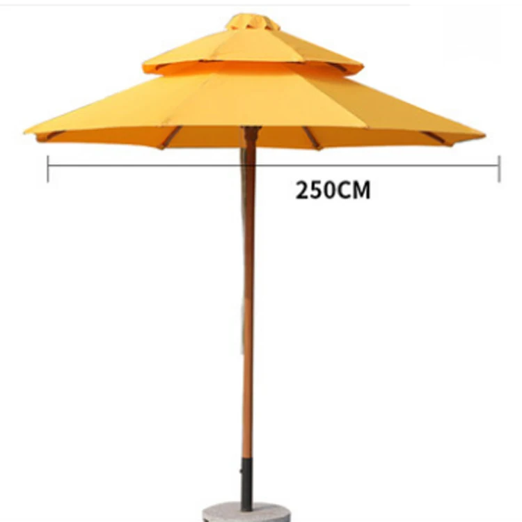 Outdoor Waterproof Hotel Pool Used Aluminum Frame Garden Parasol