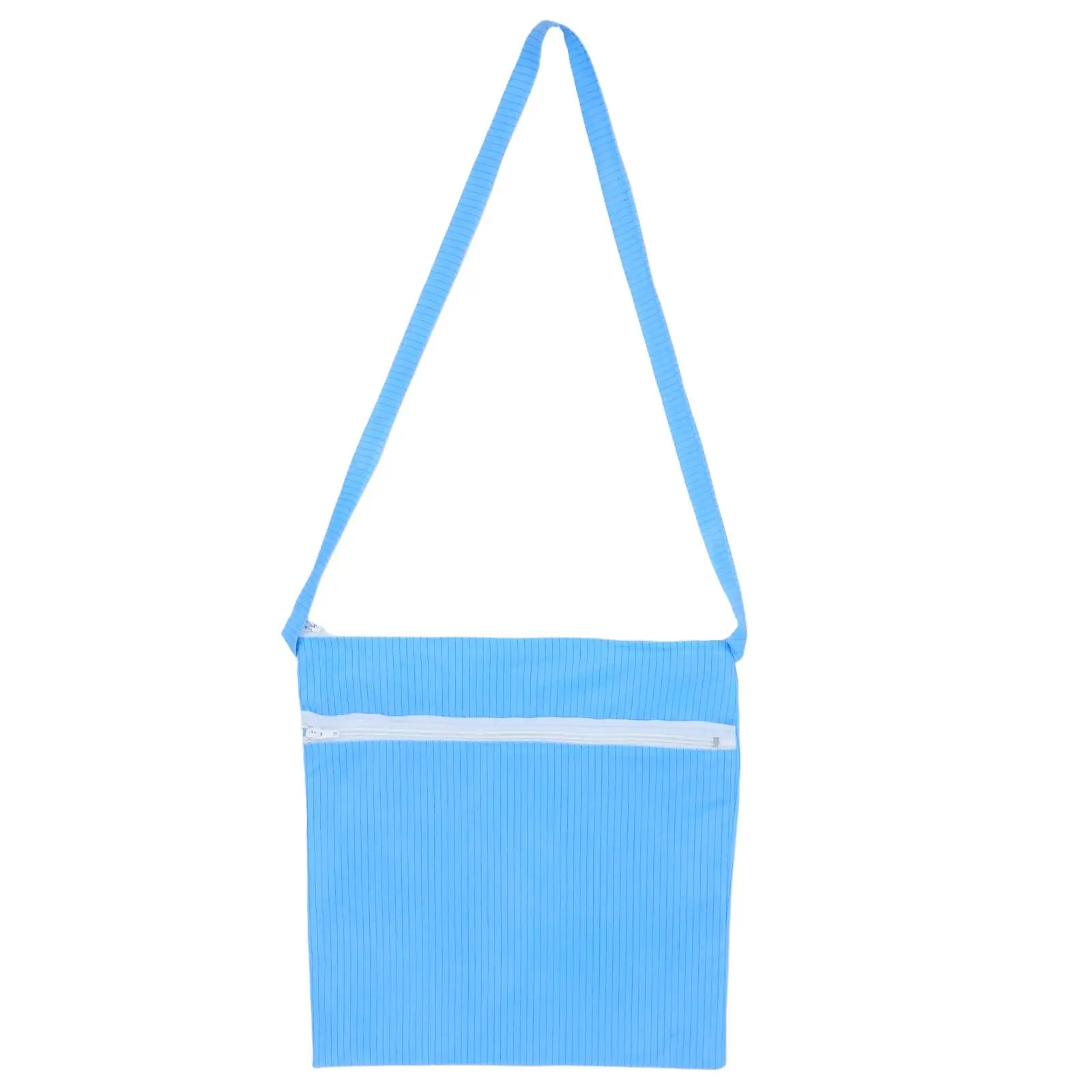 

Anti Static Dust Free Bag Single Layer Garment Wash Sack Sky Blue Laundry Pouch Travel Clean Room Washable Reusable Sneaker Bag