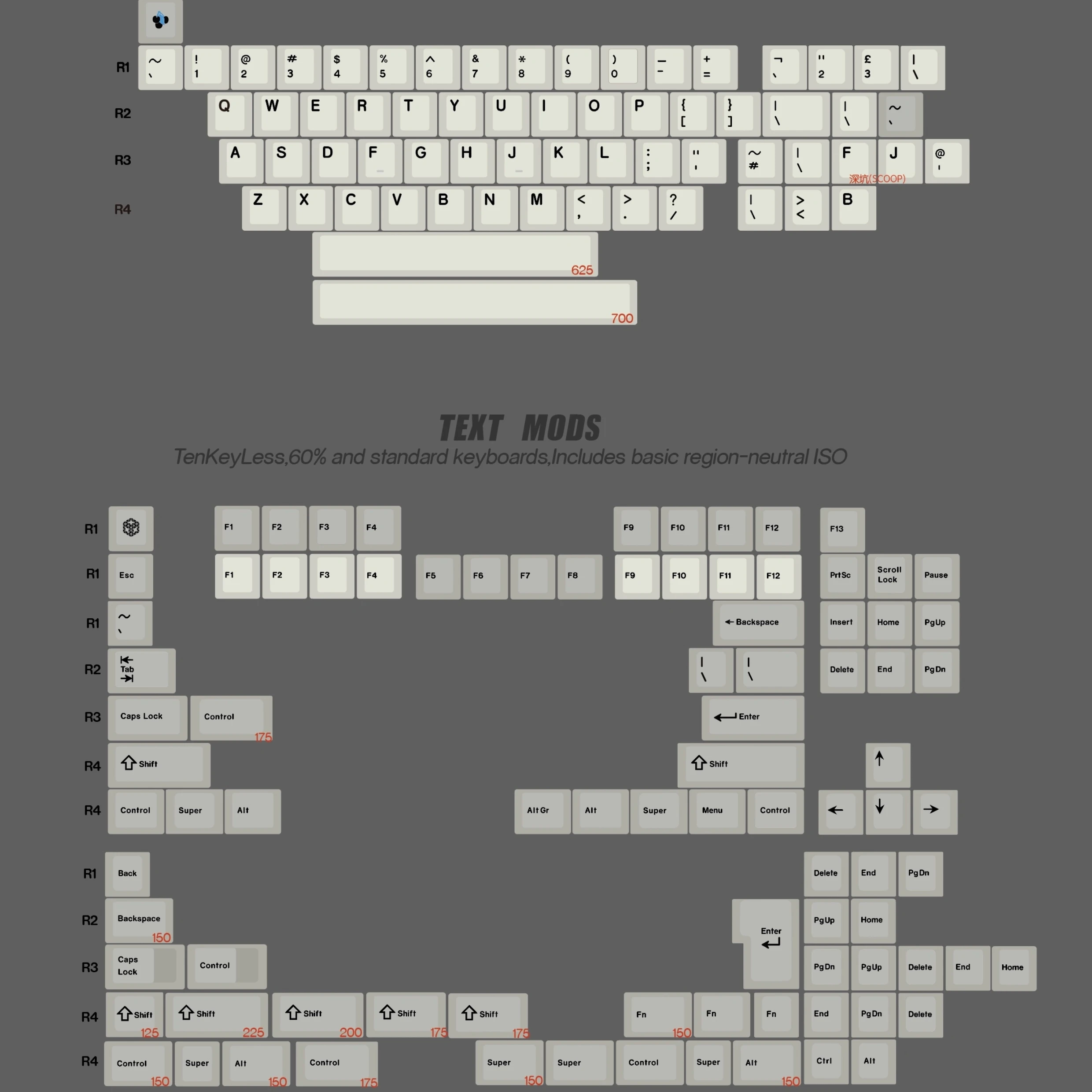 

1 Set GEEKARK 9009 Keycaps PBT Dye Subbed Key Caps Cherry Profile Keycap Rare Kit QAZ Uyghur Tengwar Enigma Colemak Dvorak