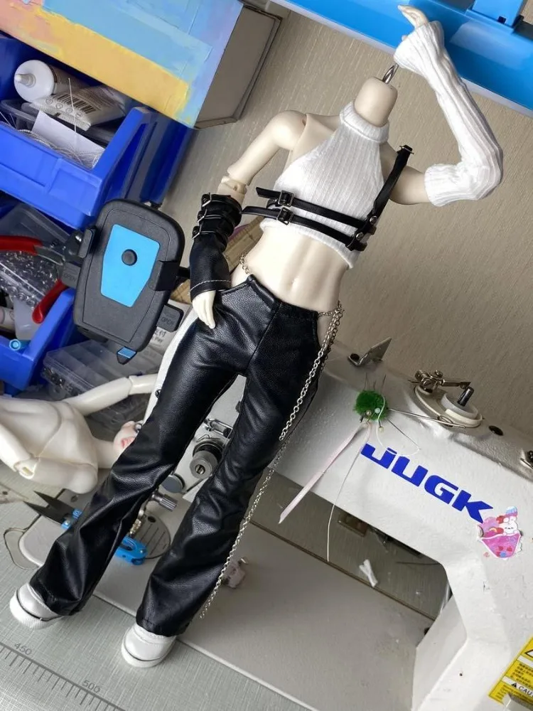 

Кожаные брюки из попкорна для BJD 1/5 1/4 1/3 ID70 ID75 Одежда для кукол