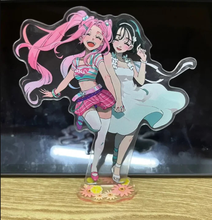 외계인 무대 Mizi Sua 코스프레 애니메이션 아크릴 스탠드 그림 서 모델 데스크탑 플레이트 스탠드 장식품 액세서리