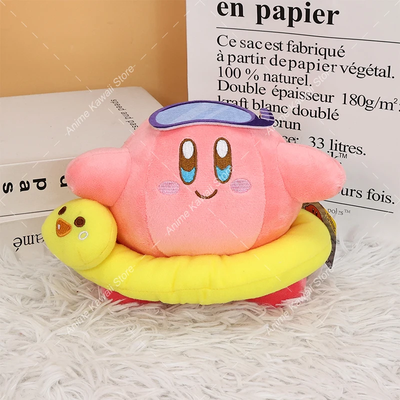 15 Stili Kawaii Star Kirby Peluche Carino Nuoto Kirby Pane Kirby Fragola Kirby Pupazzo di neve Kirby Bambola Regalo di compleanno per bambini