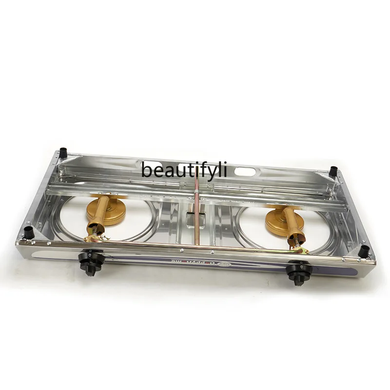 مواقد الغاز التجارية الأكثر مبيعًا مع مواقد الغاز مجهر مواقد الغاز المسال من الفولاذ المقاوم للصدأ أدوات المطبخ