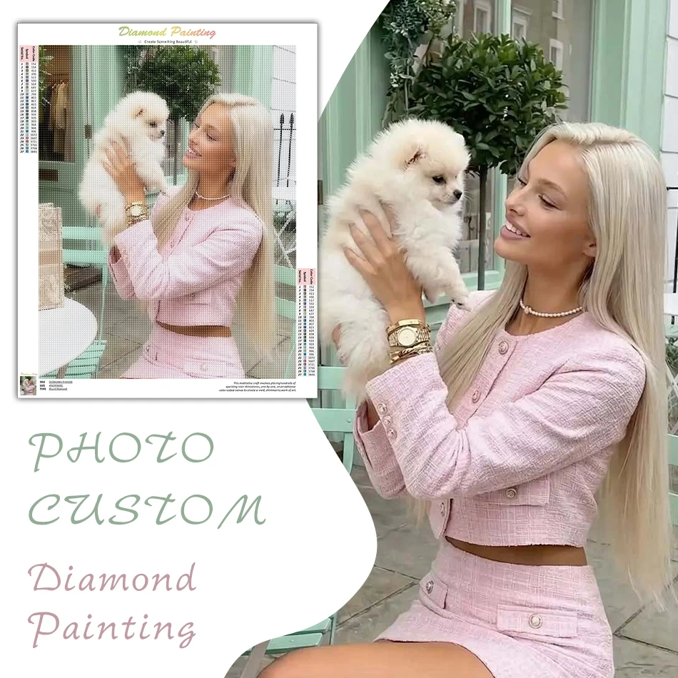 

GATYZTORY Photo Custom Diamond Painting Picture Hobby Tool Set Creative Gift Paint With Diamonds 5D Diamond Pictures Home Decor