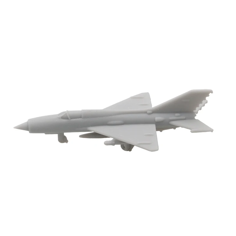 

10PCS Mig-21 Fighter Jet Plane Model 1/2000 700 400 350 Scale Aircraft Length 6/22/38.5/44mm DIY Handmade Toys for Decoration