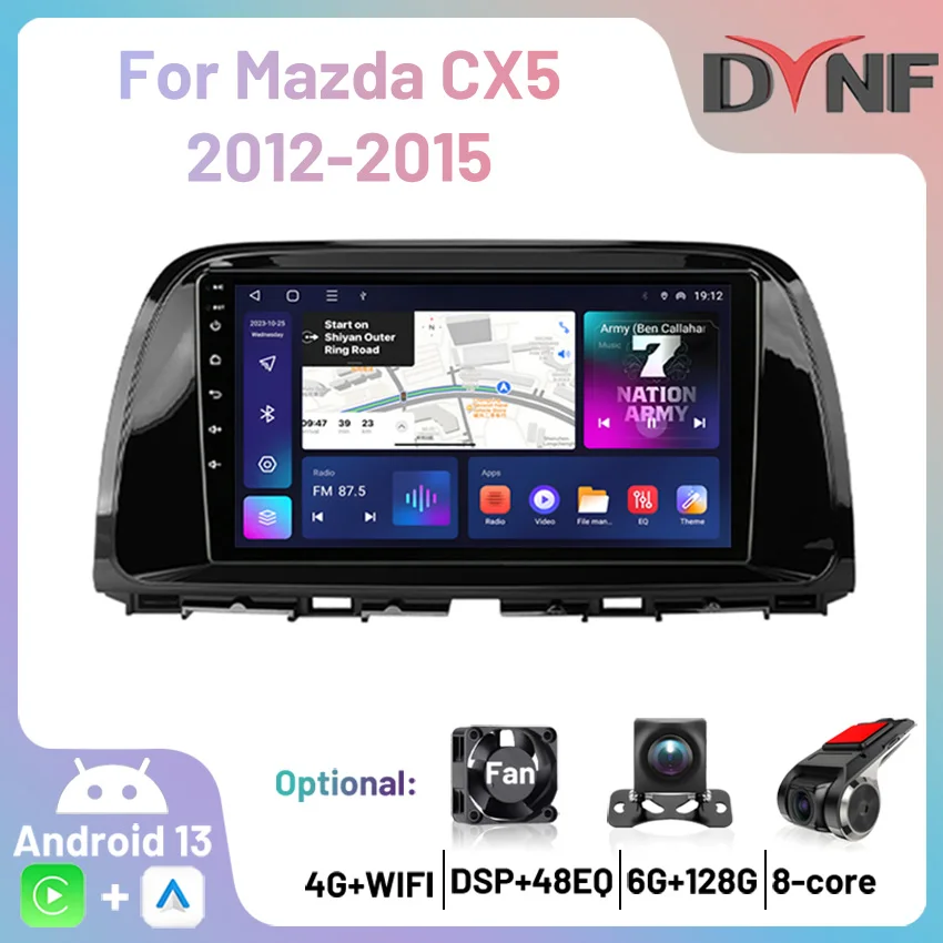 

10.1'' 2Din Car Radio 4G WIFI Android Carplay Multimedia Player GPS Navigation Autoradio For Mazda CX5 CX-5 2012 2013 2014 2015