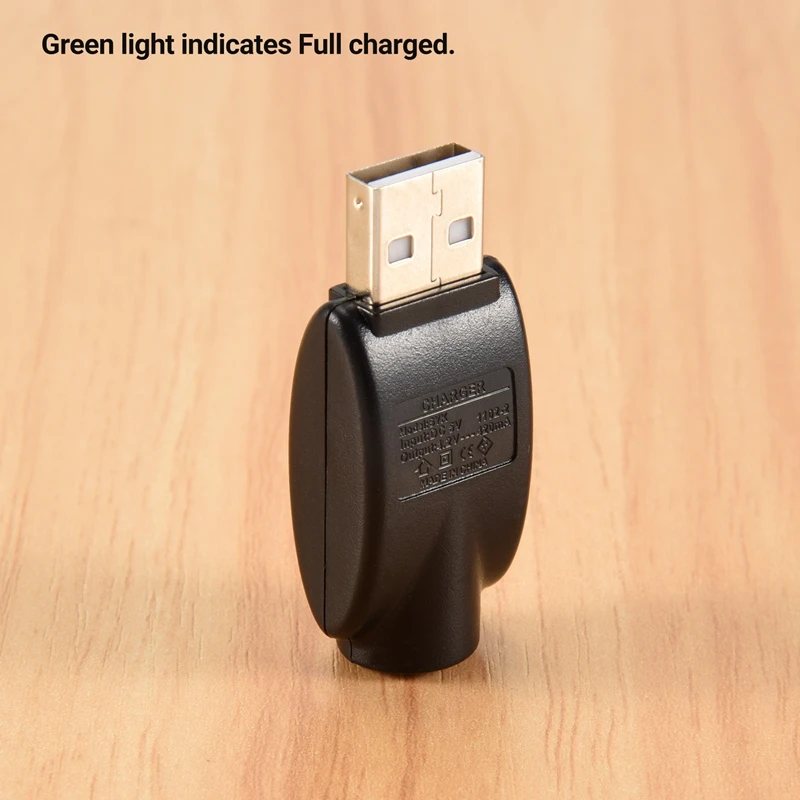 2PCS Charger USB Thread Cable, Portable USB Vape Charger, With LED Indicator Light, Intelligent Overcharge Protection