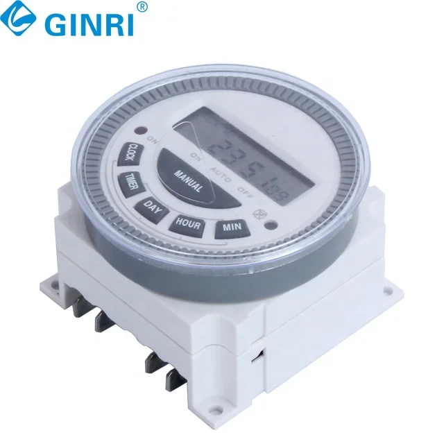 5 PCS TM-619 30A 220 V 24 Horas Frontier Temporizador Digital Semanal Programável Temporizador Digital Com Proteger Capa Interruptores de Tempo