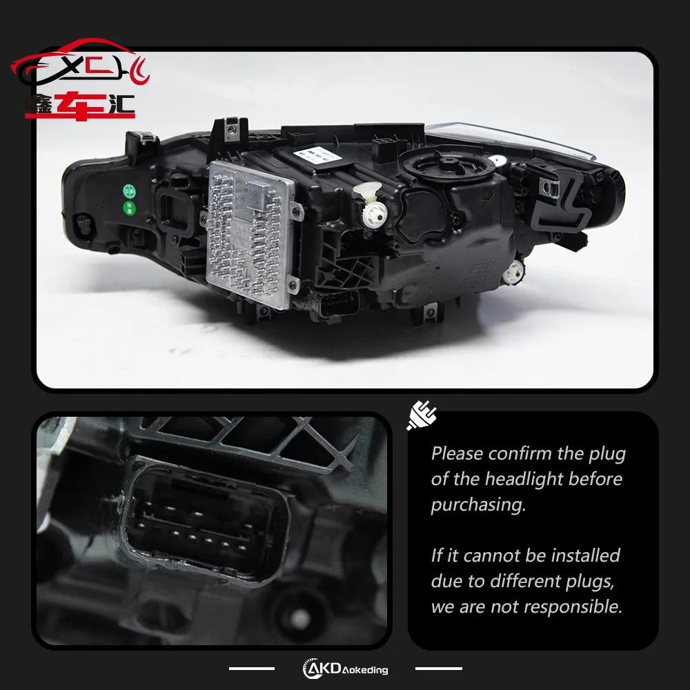 

Auto Parts For BMW 3 Series F30 Headlights 2013-2019 latest Styling LED DRL Signal Lamp Dual Projector Car Accesorios Modified