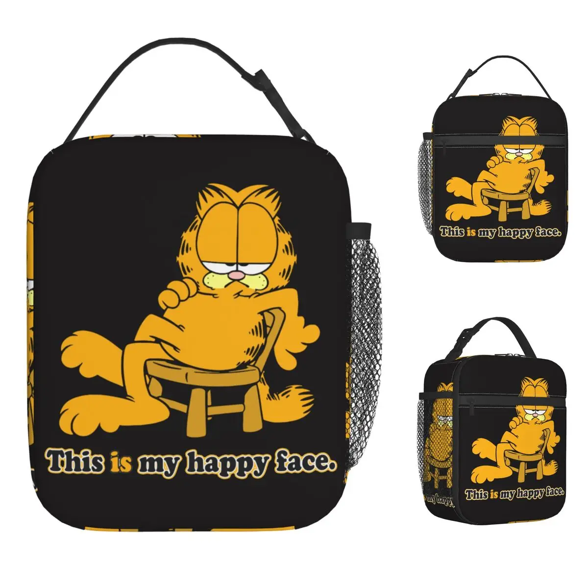 

Garfields Insulated Lunch Bag Thermal Bag Meal Container Cat Cartoon High Capacity Tote Lunch Box Food Handbags Beach Picnic