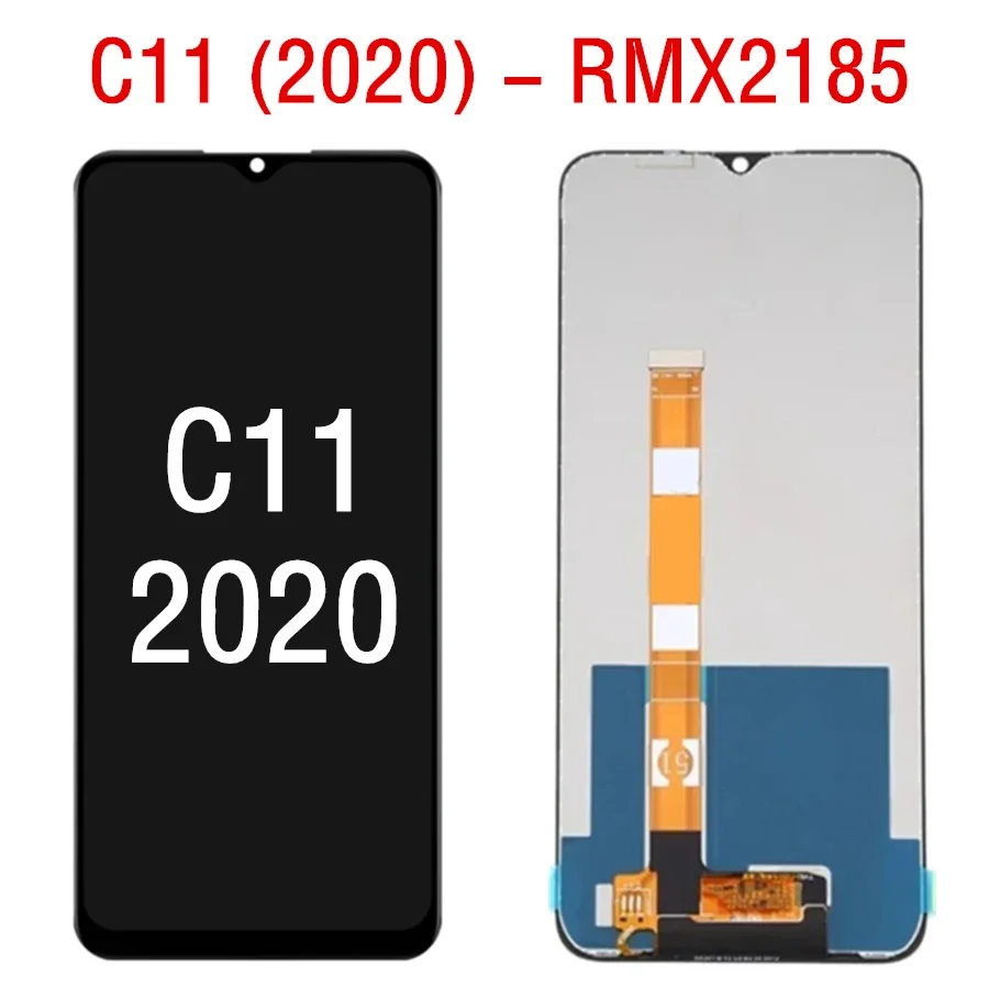 C11 LCD For OPPO Realme C11 2020 LCD RMX2185 Display Touch Screen Digitizer Assembly For Realme C11 2021 LCD RMX3231