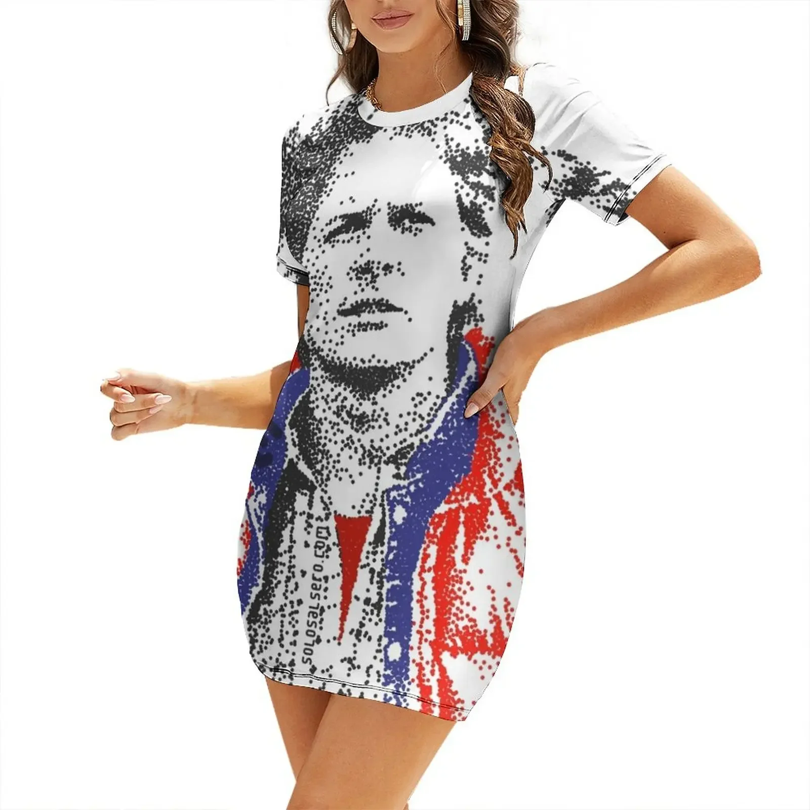 

Marty McFly Short-Sleeved Dress women's evening dresses sexy dress for women sexy dress
