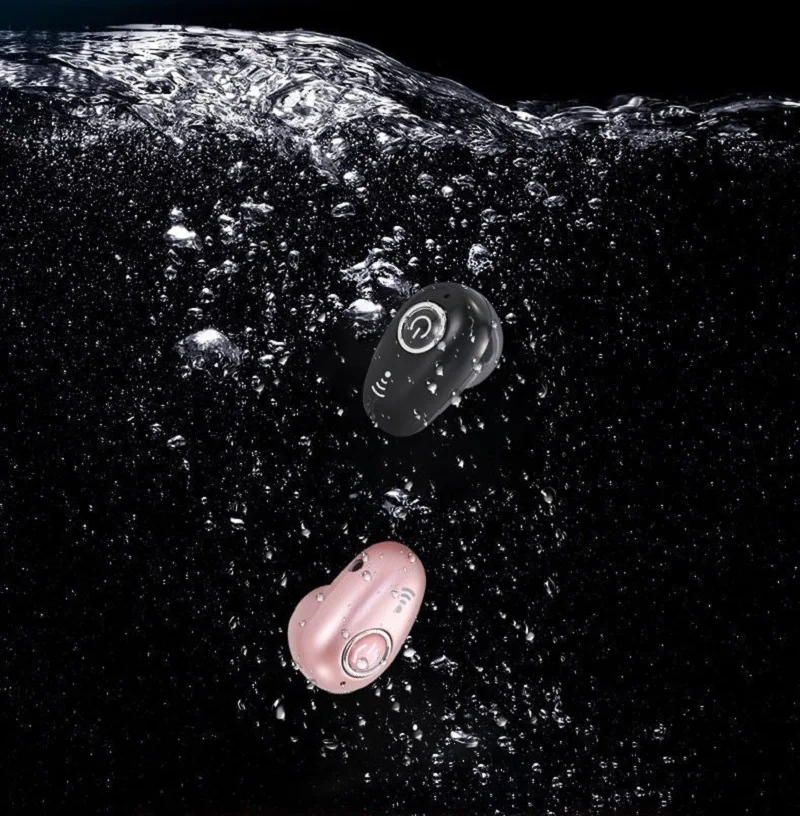 سماعة أذن لاسلكية صغيرة غير مرئية مع خاصية إلغاء الضوضاء ومتوافقة مع البلوتوث سماعة رأس ستيريو TWS مع ميكروفون