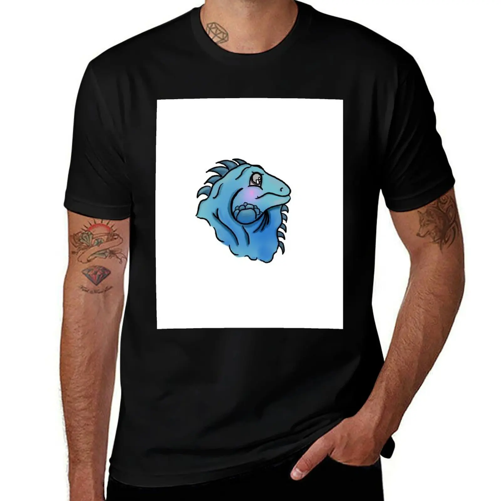 

Blue Iguana T-Shirt anime figures anime shirt shirts graphic tees shirts men