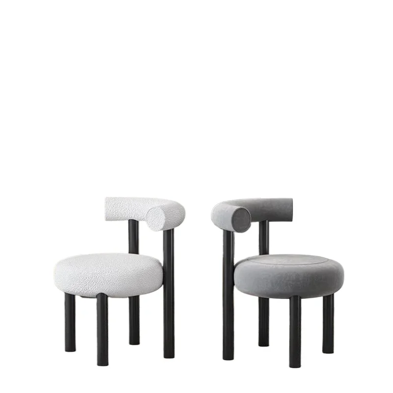 

Household dining chair, modern simple dresser chair, girls bedroom backrest Nordic dressing stool