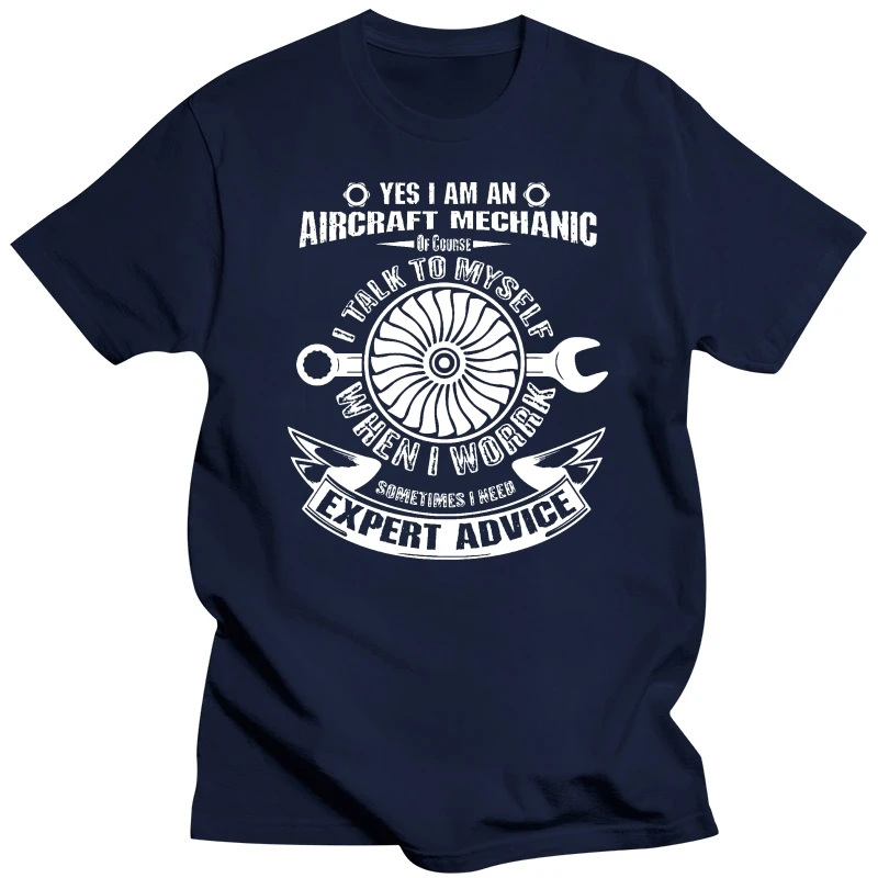 2019 Summer Fashion Tops Summer Style Cotton Short Slevee I'M An Aircraft Mechanic T-Shirt Funny Quote Aviation Safety Tee Shirt