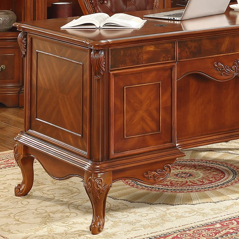 American desk, European solid wood desk, computer desk, household desk