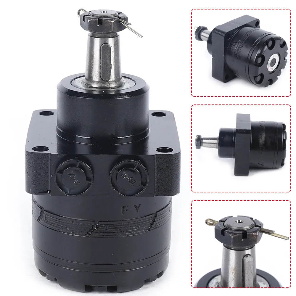 

Black Wheel Hydraulic Drive Motor For Skyjack Sjiii Electric Scissor Lift Equipment