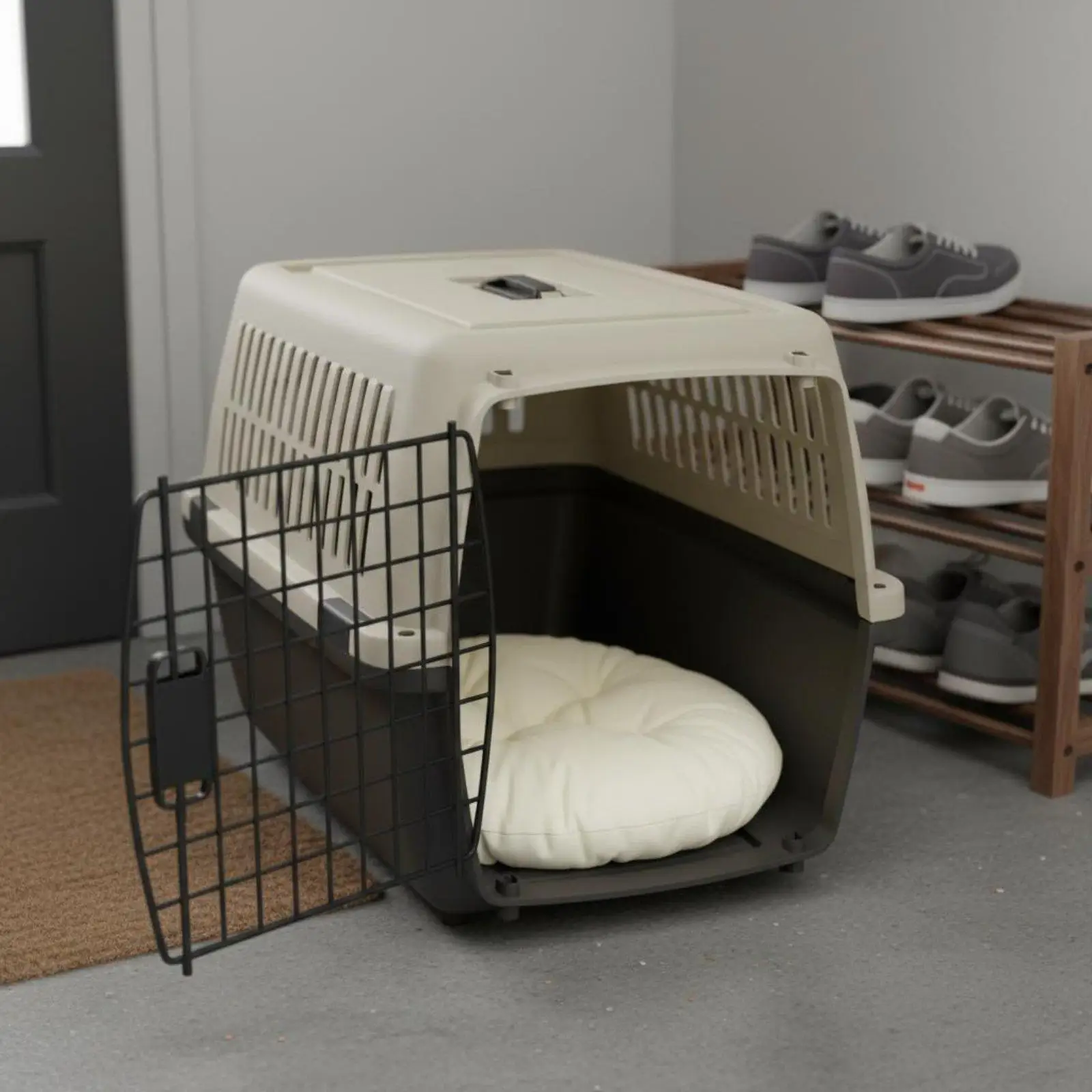 Cat Pillow Soft Bed Reversible Blanket Lounger Pet Cushion for Cozy Cat Bedding Home Crate Kennel