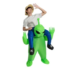 Adult Riding on Alien Inflatable Costume Party Halloween Costume Cosplay for man Women