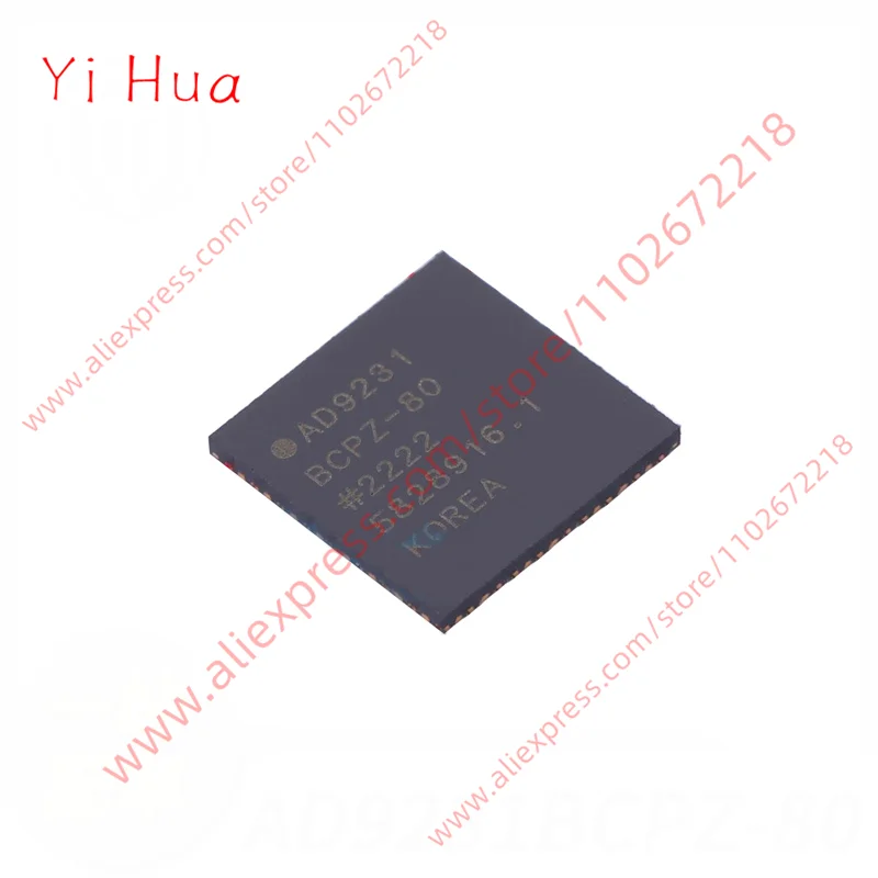 

1PCS New Original AD9231BCPZ-80 Analog to Digital Converter Chip LFCSP-64 AD9231