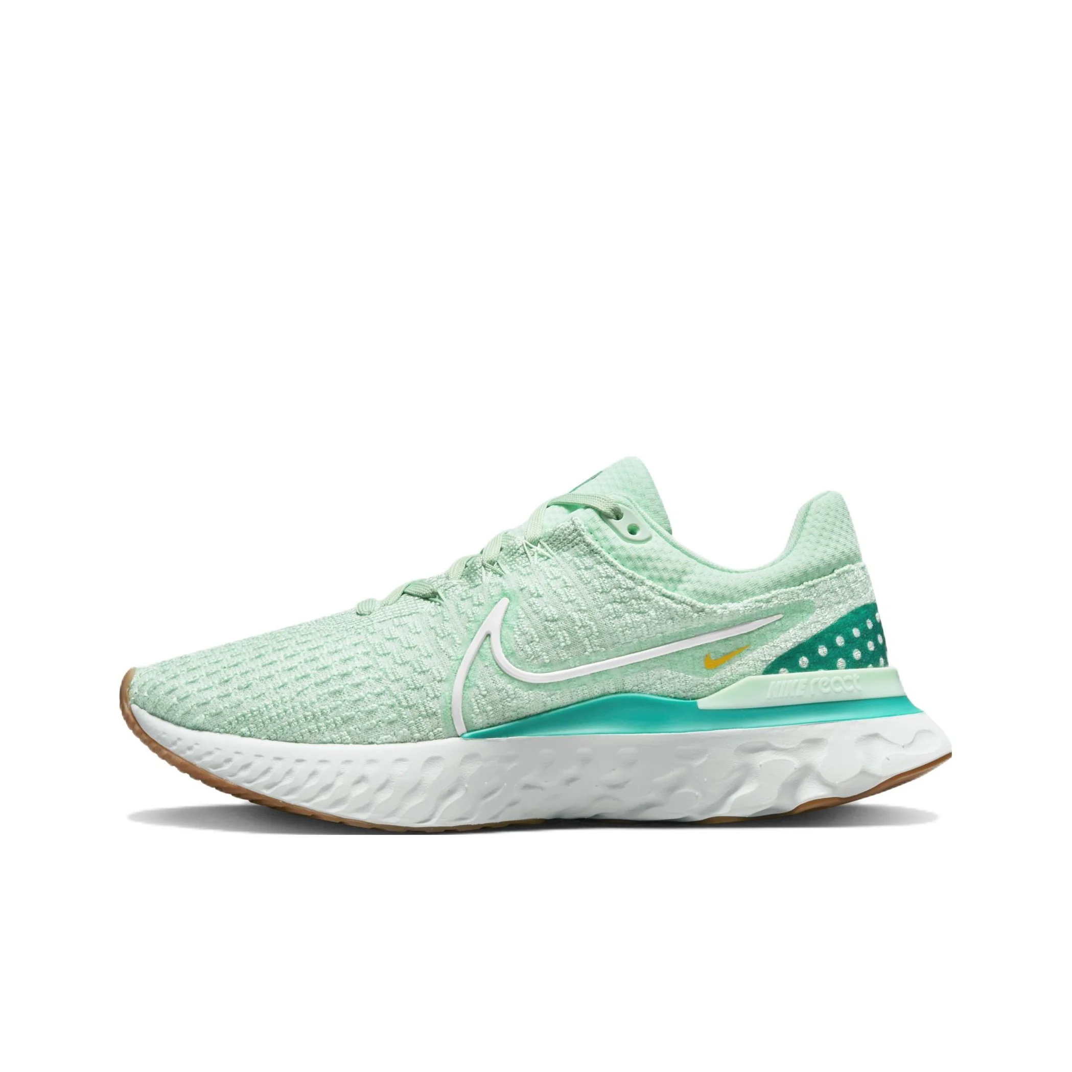 Nike React Infinity Run Flyknit 3 Running Shoes Women's Low Top Green/White DD3024-301