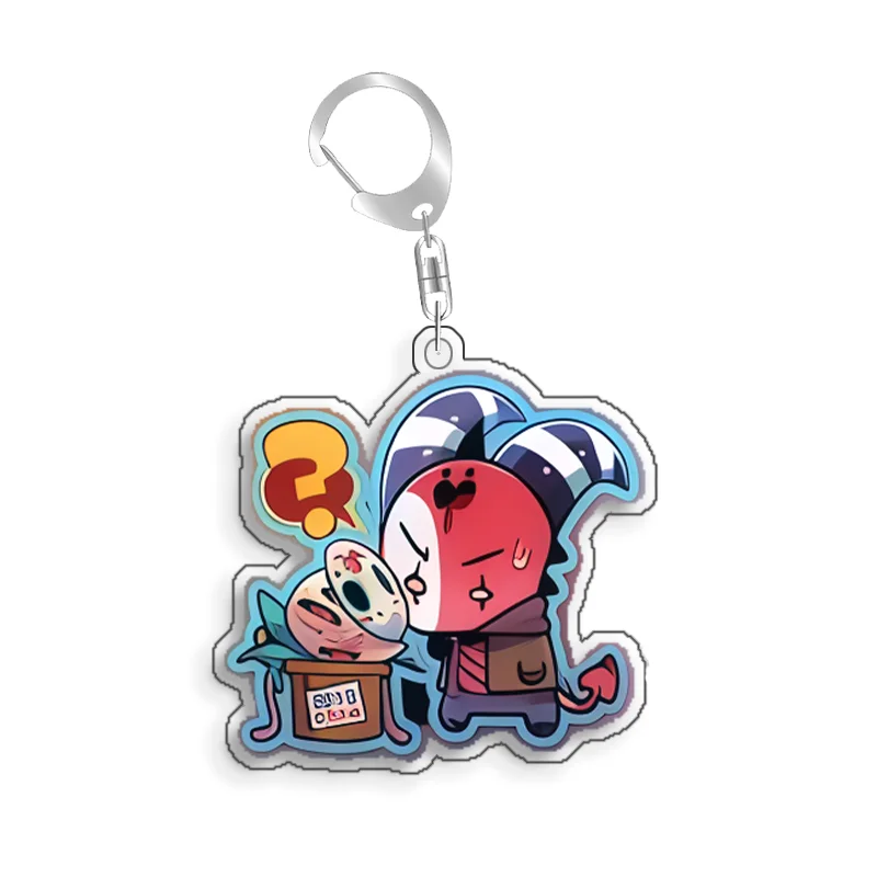 Hazbin Hotel Rouxls Kaard Jevil Berdly Swatch Homemade Acrylic
