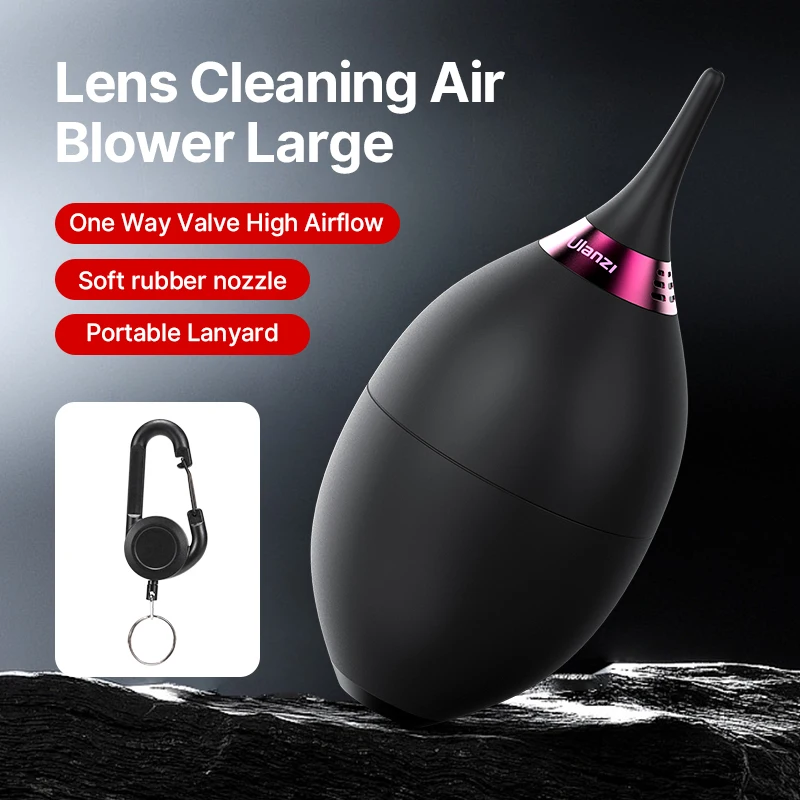 Ulanzi Lens Cleaning Air Blower, Grande para DSLR Camera, Smartphone Óculos Filtros, Teclado de computador LCD, CO23