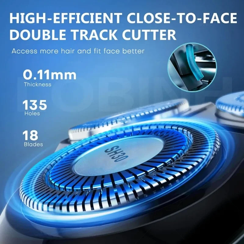 رأس بديل SH30 متوافق مع سلسلة Philips Norelco 3000/2000/1000 لرؤوس بديلة norelco 1000